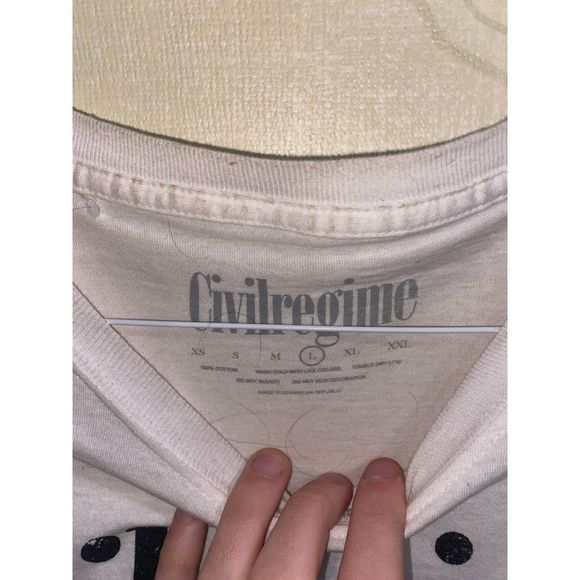 Men's Large Civil Regime Blooming Through Chaos Shirt - Picture 4 of 5